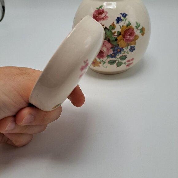 Sadler England Floral Design Ceramic Ginger Jar Lidded Storage Dish - Picture 15 of 16